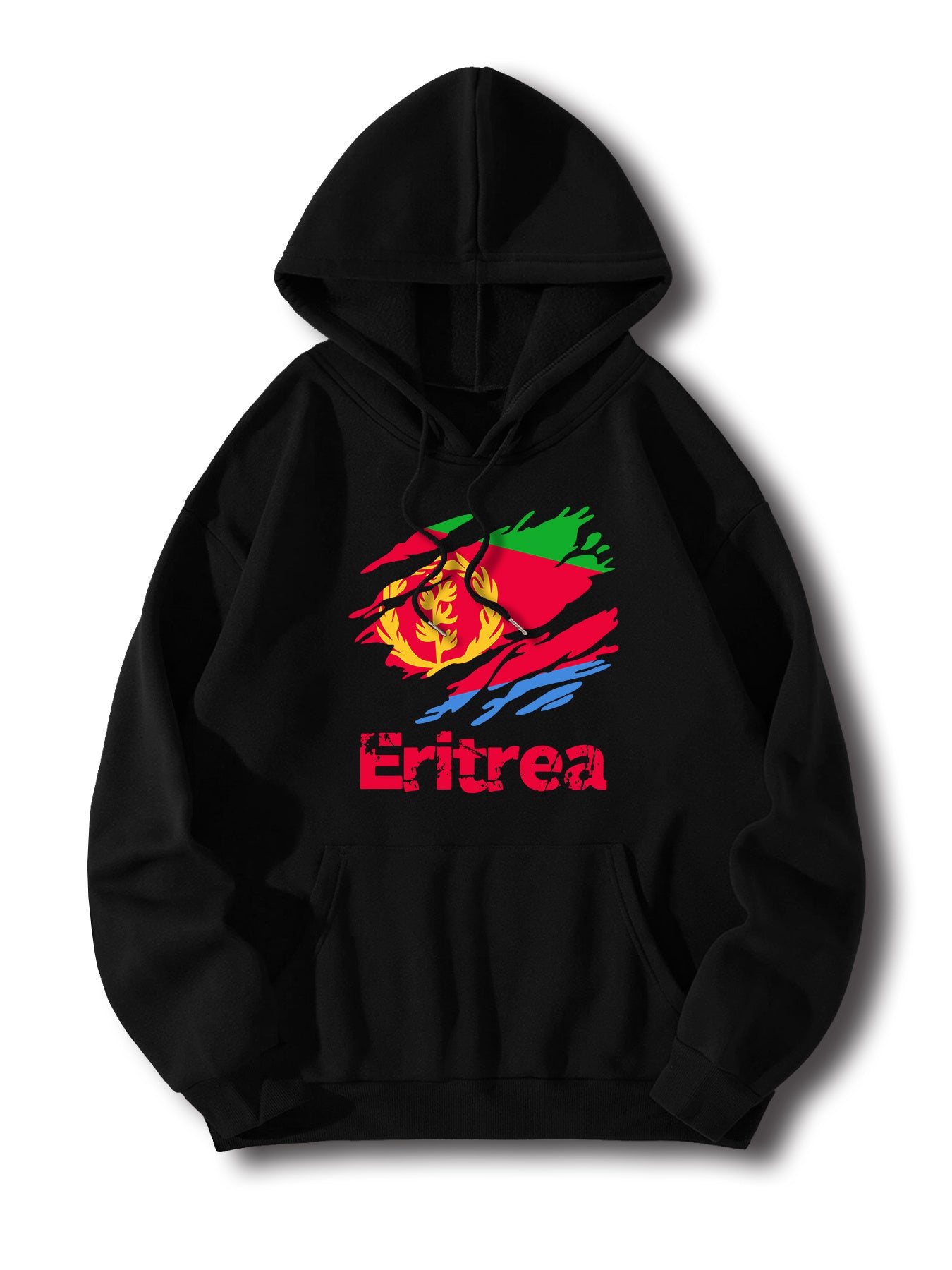 Eritrea Graphic Hoodie - Men's Fashion Casual Sweatshirt with Pockets and Hood
