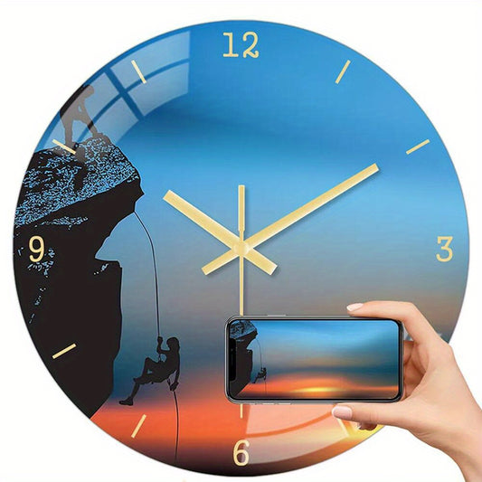 Personalized Photo Wall Clock, Quiet Quartz Home Clock,  For Home Room Living Room Office Decor